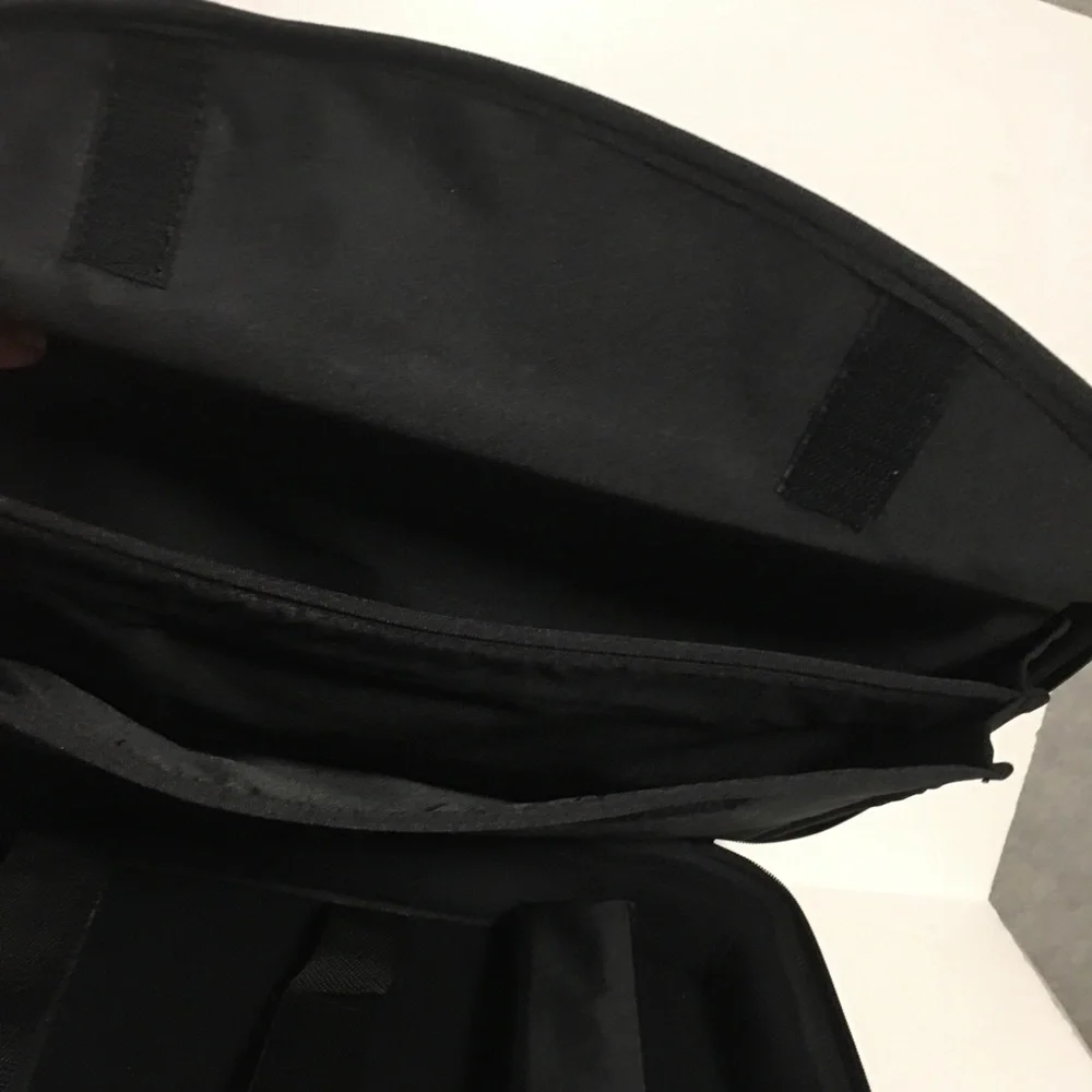 Dell Laptop Computer Adjustable Removable Padded Shoulder bag whandles Black